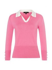 More & More Sweter w kolorze jasnoróżowym rozmiar: 40. Różowe swetry More & More, s, bez wzorów, z wiskozy, klasyczne, bez ramiączek. Za 92.42 zł.