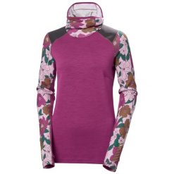 Bluza damska z kapturem Helly Hansen Lifa Midweight BLC. Czerwone bluzy z kapturem Helly Hansen, l, bez wzorów, ze skóry, z kapturem, narciarskie. Za 617.50 zł.