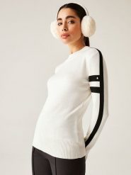 Dare 2b Sweter "Diamant" w kolorze kremowo-czarnym rozmiar: 38. Brązowe swetry Dare 2b, bez wzorów, bez ramiączek. Za 175.26 zł.