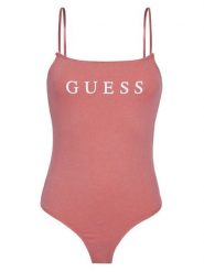 Guess Body O5RM11 KBBU1 Różowy Regular Fit. Czerwone body i gorsety Guess, z aplikacjami, z syntetyku, bez ramiączek. Za 159.99 zł.