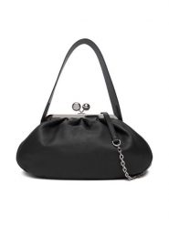 Weekend Max Mara Torebka 2615511174600 Granatowy. Niebieskie kopertówki Weekend Max Mara, bez wzorów, ze skóry, wizytowe, bez dodatków. Za 1,839.00 zł.