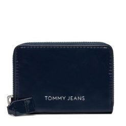 Mały Portfel Damski Tommy Jeans. Niebieskie portfele Tommy Jeans, bez wzorów, z jeansu. Za 109.99 zł.