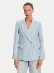 Gaudi Marynarka 511FD35008 Błękitny Regular Fit. Niebieskie marynarki i żakiety Gaudi, bez wzorów, z syntetyku, bez ramiączek. Za 609.99 zł.