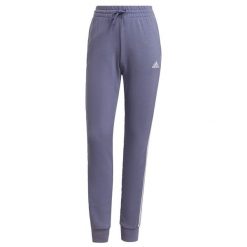Spodnie damskie adidas Essentials French Terry 3-Stripes Pants. Białe spodnie dresowe adidas, bez wzorów, z dresówki, długie. Za 145.00 zł.