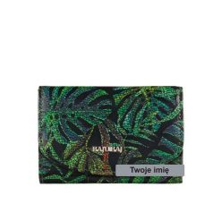 Personalizowany portfel damski BajuBaj PD1201cs161 RFIDPS. Zielone portfele bez wzorów. Za 160.55 zł.