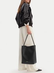 GINO ROSSI Torebka C-LDA8552 Czarny. Czarne torebki klasyczne Gino Rossi, bez wzorów, z materiału, bez dodatków. Za 229.99 zł.