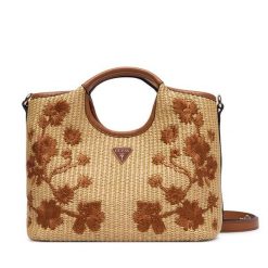 Torebka Guess. Brązowe torebki klasyczne Guess, z aplikacjami, bez dodatków. Za 584.99 zł.