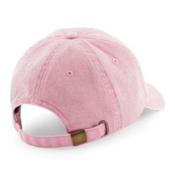 Czapka z daszkiem Beechfield Vintage. Czerwone czapki z daszkiem BEECHFIELD, bez wzorów, z materiału, vintage. Za 79.00 zł.