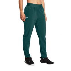 Spodnie treningowe damskie Under Armour Sport High Rise Woven. Niebieskie spodnie dresowe Under Armour, bez wzorów. Za 189.99 zł.