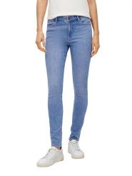 S.OLIVER RED LABEL Dżinsy - Skinny fit - w kolorze błękitnym rozmiar: 38/L28. Niebieskie jeansy s.Oliver RED LABEL, l, z aplikacjami, ze skóry, klasyczne. Za 127.35 zł.