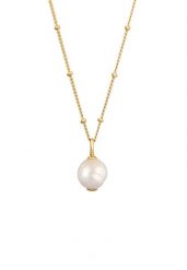 Elli PREMIUM Damski wisiorek barokowe kule z hodowlaną perłą słodkowodną ze srebra próby 925 Sterling Silver Naszyjniki 1 ct. Szare naszyjniki Elli PREMIUM, z materiału, z perłą, srebrne. Za 298.99 zł.