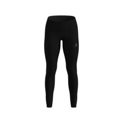 Legginsy termoaktywne damskie Odlo Active Warm. Czarne legginsy ODLO, bez wzorów, z materiału, sportowe, długie. Za 179.99 zł.