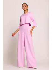 Made of emotion Kombinezon w kolorze jasnoróżowym rozmiar: L. Różowe kombinezony Made Of Emotion, l, bez wzorów, bez kołnierzyka, bez ramiączek. Za 239.99 zł.