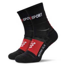 Skarpety wysokie unisex Compressport. Czarne skarpetki Compressport, bez wzorów. Za 109.99 zł.