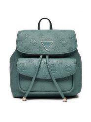 Guess Plecak HWPG93 49310 Turkusowy. Niebieskie plecaki Guess, z aplikacjami, ze skóry, bez dodatków. Za 369.99 zł.