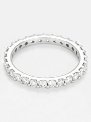 DIAMANTA Złoty pierścionek "Tour Complet Lumineux" z diamentami rozmiar: 58. Szare pierścionki DIAMANTA, z diamentem, złote. Za 5,842.99 zł.