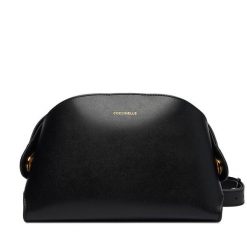 Torebka Coccinelle. Czarne listonoszki Coccinelle, bez wzorów, bez dodatków. Za 1,309.00 zł.