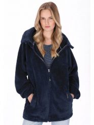 Schmuddelwedda Płaszcz polarowy w kolorze granatowym rozmiar: M. Niebieskie płaszcze Schmuddelwedda, m, bez wzorów, z polaru, bez kaptura. Za 217.99 zł.