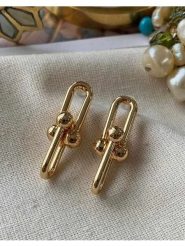 Luseera Pozłacane kolczyki rozmiar: onesize. Żółte kolczyki Luseera, pozłacane. Za 34.99 zł.