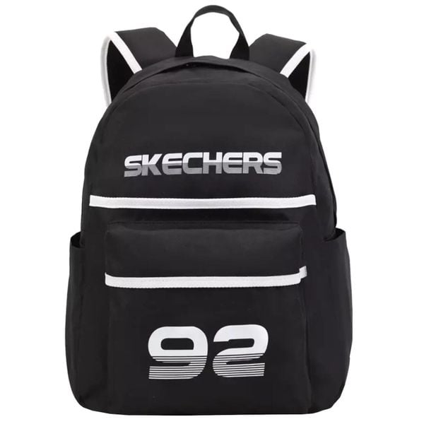 Plecak unisex Skechers Downtown Backpack pojemność 20 L. Czarne plecaki Skechers, bez wzorów, bez dodatków. Za 58.99 zł.