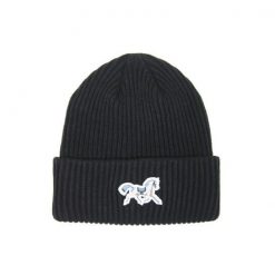 Czapka z motywem konia dla kobiet Kentucky. Niebieskie czapki zimowe KENTUCKY HORSEWEAR, bez wzorów, eleganckie. Za 195.00 zł.