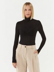 Bruuns Bazaar Golf Angela BBW1070N Czarny Slim Fit. Czarne swetry Bruuns Bazaar, xl, bez wzorów, bez ramiączek. Za 639.99 zł.