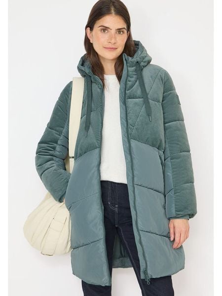 Cecil Płaszcz pikowany w kolorze zielonym rozmiar: L. Zielone płaszcze Cecil, l, bez wzorów, bez kaptura. Za 392.52 zł.