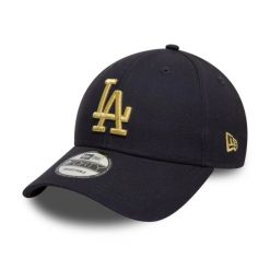 Czapka z daszkiem New Era 9FORTY Los Angeles Dodgers Metallic 60595193. Niebieskie czapki z daszkiem New Era, bez wzorów. Za 124.00 zł.