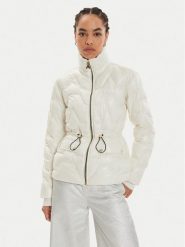 Patrizia Pepe Kurtka puchowa 8O0132/A451-W367 Biały Regular Fit. Białe kurtki Patrizia Pepe, bez wzorów, z puchu, bez kaptura. Za 959.99 zł.