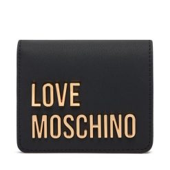 Portfel LOVE MOSCHINO. Czarne portfele Love Moschino, bez wzorów. Za 337.99 zł.