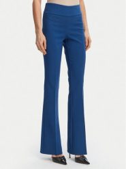 Rinascimento Spodnie materiałowe CFC0127876003 Niebieski Slim Fit. Niebieskie spodnie materiałowe Rinascimento, bez wzorów, z materiału. Za 439.99 zł.