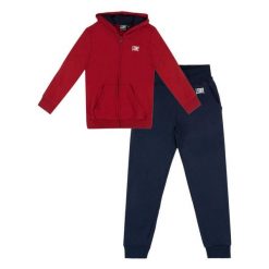 Bluza z kaptur na trening na czas wolny. Czerwone bluzy LEONE 1947 APPAREL, bez wzorów, z bawełny, bez kaptura, na fitness i siłownię. W wyprzedaży za 136.83 zł.