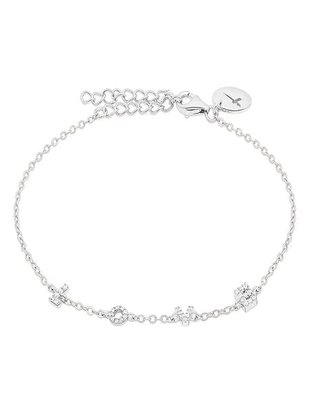 Tamaris Bransoletka z cyrkoniami rozmiar: onesize. Szare bransoletki Tamaris, z cyrkonią, srebrne. Za 130.99 zł.