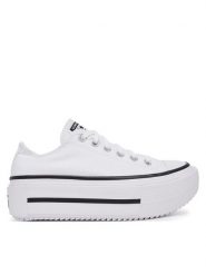 Converse Trampki Chuck Taylor All Star Lift Double Stack Platform A15491C Biały. Białe trampki Converse, bez wzorów, z materiału, retro, bez zapięcia. Za 419.99 zł.