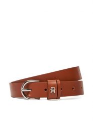 Tommy Hilfiger Pasek Damski Essential Effortless 2.5 Sv AW0AW17279 Brązowy. Brązowe paski Tommy Hilfiger, bez wzorów, ze skóry. Za 219.99 zł.