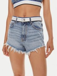 Hugo Szorty jeansowe Galara_2_B 50514699 Niebieski Regular Fit. Niebieskie szorty Hugo, bez wzorów, z bawełny. Za 259.99 zł.