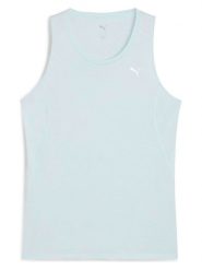 Puma Top "Velocity" w kolorze błękitnym do biegania rozmiar: L. Niebieskie topy sportowe Puma, l, bez wzorów, z materiału, do biegania. Za 78.66 zł.
