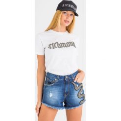 T-shirt JOHN RICHMOND. T-shirty John Richmond, xl, bez wzorów, z materiału, bez kołnierzyka, bez ramiączek. W wyprzedaży za 307.60 zł.