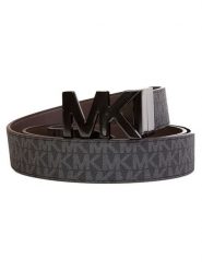 Michael Kors Pasek dwustronny w kolorze czarno-ciemnobrązowym rozmiar: onesize. Brązowe paski Michael Kors, bez wzorów, z materiału. Za 402.20 zł.