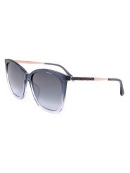 Jimmy Choo Damskie okulary przeciwsłoneczne w kolorze złoto-granatowym rozmiar: 57. Niebieskie okulary przeciwsłoneczne Jimmy Choo, bez wzorów, z tworzywa sztucznego, metalowe. Za 389.95 zł.