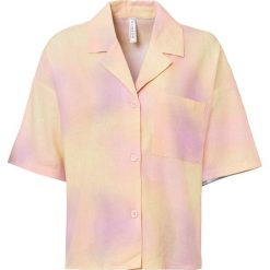 Koszula w wakacyjnym stylu. Czerwone koszule bonprix, bez wzorów, wakacyjne, bez kołnierzyka, bez ramiączek. Za 32.99 zł.