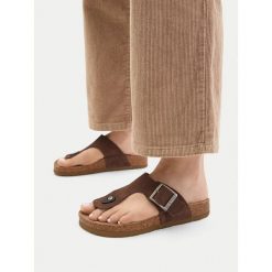 Japonki G-Star. Brązowe japonki G-Star, bez wzorów, retro. Za 159.99 zł.