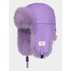 Czapka Damska Barts Hawka Bomber. Fioletowe czapki zimowe Barts, bez wzorów. Za 249.00 zł.