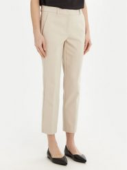 Marella Chinosy Miele 2513131021 Beżowy Slim Fit. Brązowe chinosy Marella, bez wzorów, z syntetyku. Za 489.99 zł.