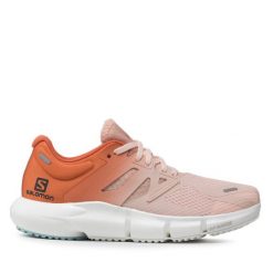 Buty do biegania Salomon. Brązowe buty do biegania Salomon, bez wzorów, bez zapięcia, do biegania. Za 659.99 zł.