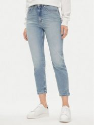 Tommy Hilfiger Jeansy WW0WW41316 Niebieski Slim Fit. Niebieskie jeansy Tommy Hilfiger, bez wzorów, z bawełny. Za 379.99 zł.