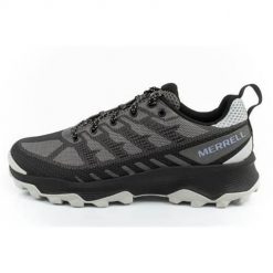Buty trekkingowe damskie Merrell Speed Eco. Szare buty trekkingowe Merrell, z gumy, bez zapięcia. Za 366.00 zł.