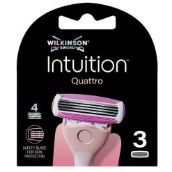 Wilkinson Intuition Quattro Golarki i depilatory 4 ct Damski. Depilatory Wilkinson. Za 50.99 zł.