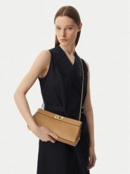 Tommy Hilfiger Torebka Th Modern Clutch AW0AW18727 Brązowy jasny. Brązowe kopertówki Tommy Hilfiger, bez wzorów, ze skóry, wizytowe, bez dodatków. Za 529.99 zł.