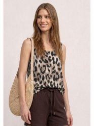 Street One Top w kolorze beżowym rozmiar: 44. Brązowe topy Street One, bez wzorów, street, bez kołnierzyka, bez ramiączek. Za 95.95 zł.